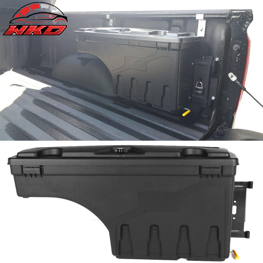 Fits 07-18 Silverado Sierra Truck Bed Storage Box Toolbox Passenger Side
