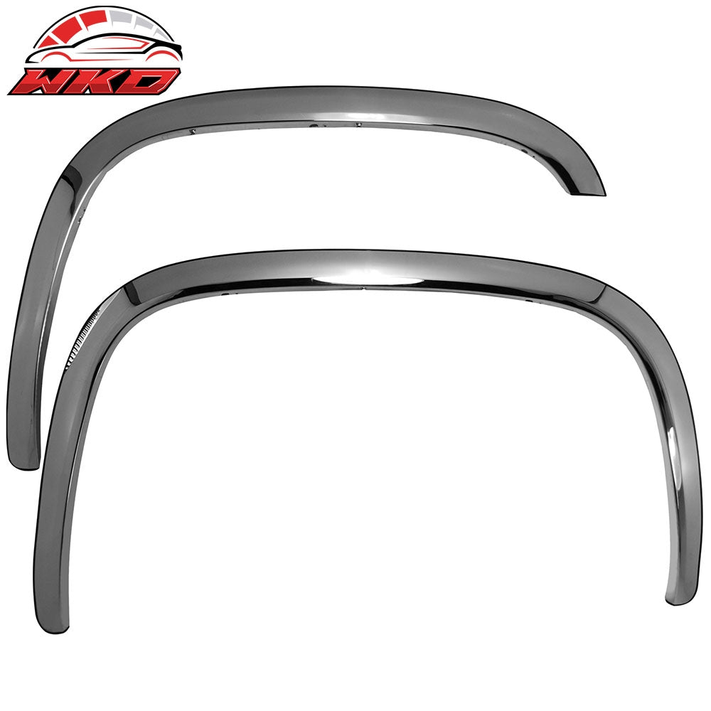 Wholesale 07-13 Chevy Silverado 1500 Fender Flares Mirror Finish Stainless Steel Cover