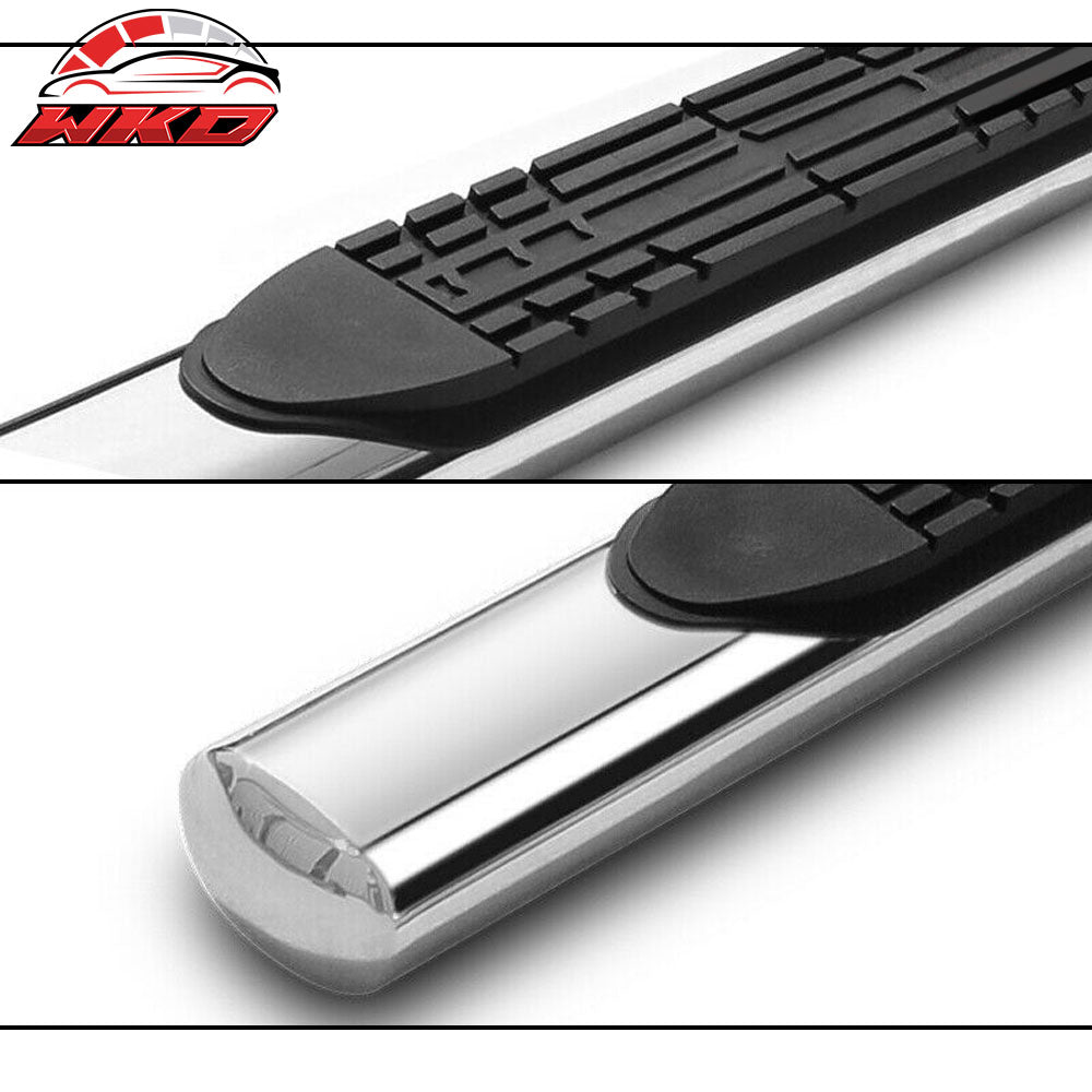 Fits 99-13 Silverado GMC Sierra Standard Cab 4" Running Boards