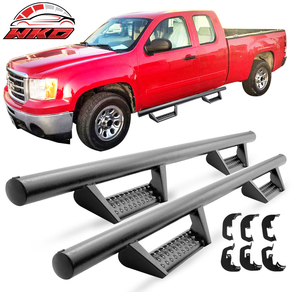 Fits 07-18 Chevy Silverado Extended Cab BCK Style Side Step Bars