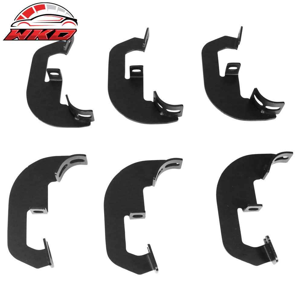 Fits 07-18 Chevy Silverado Crew Cab BCT Style Side Step Bars