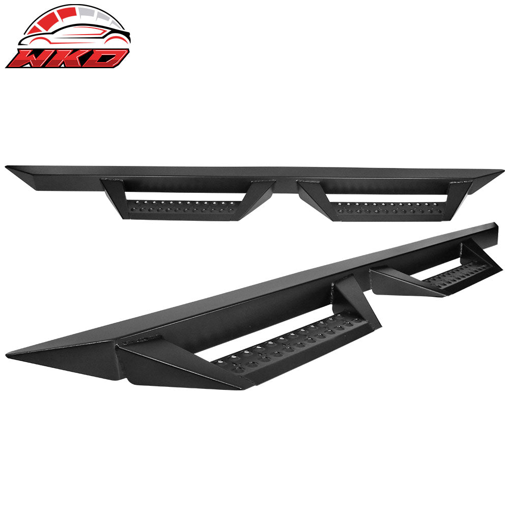 Fits 07-18 Chevy Silverado Crew Cab BZ Style Side Step Bars