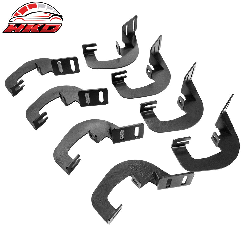 Fits 07-18 Chevy Silverado Crew Cab BZ Style Side Step Bars