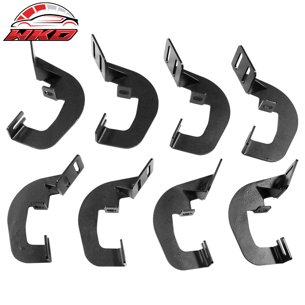 Fits 07-18 Chevy Silverado Crew Cab BZ Style Side Step Bars