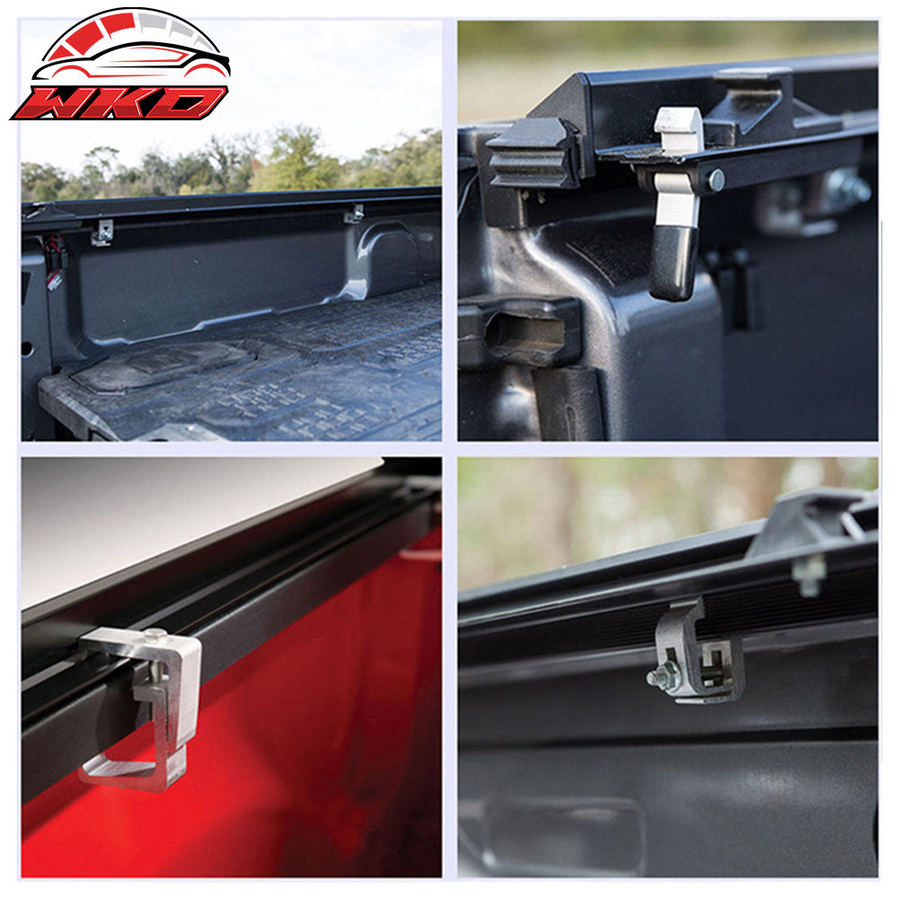 Fits 07-13 Chevy Silverado GMC Sierra 78in Bed Black Tonneau Cover