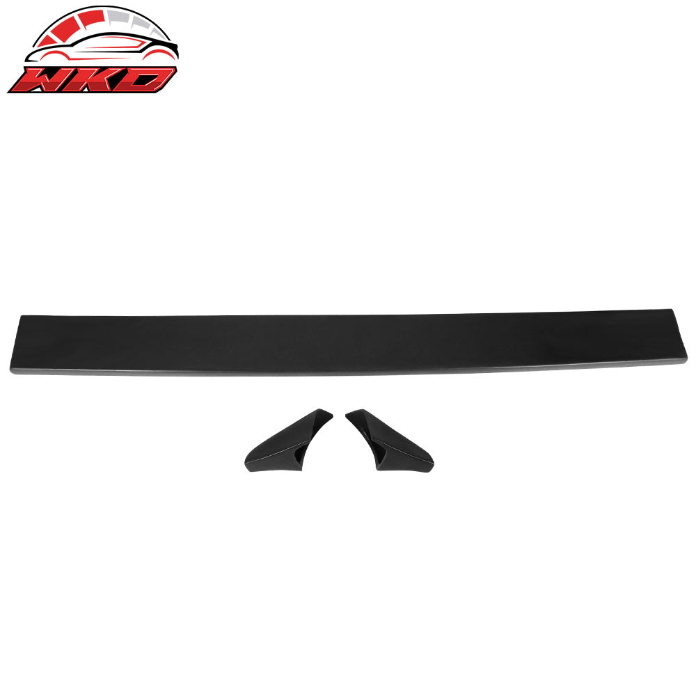 Fits 07-14 Chevy Silverado SS Unpainted PU Trunk Tail Gate Spoiler Wing Lip 3PC