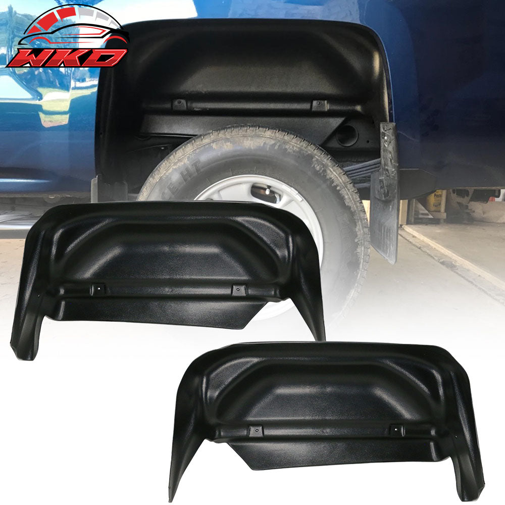 Fits 14-19 Chevy Silverado 1500 2500HD 3500HD 2PCS Rear Wheel Well Guards PP