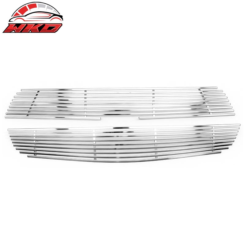 Fits 12-16 Chevy Sonic Chrome Billet Style Front Upper Grille Stainless Steel