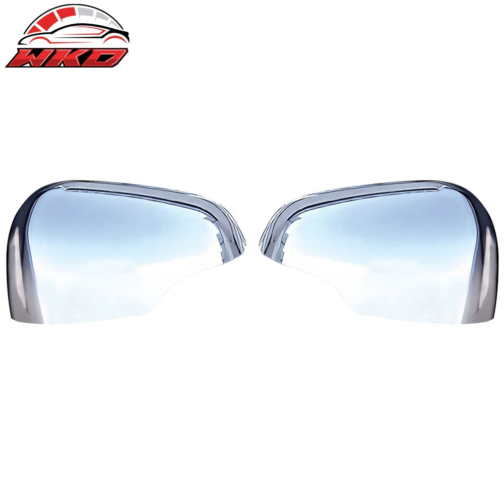 Wholesale 13-15 Chevrolet Spark 2PC Rearview Side Mirror Cover W/Light Cut Out Chrome