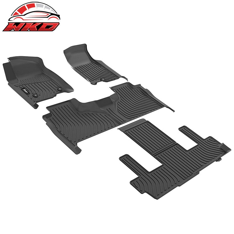 Wholesale 21-26 Chevy Suburban& GMC Yukon XL& Escalade ESV 7 Seats Floor Mats TPE - Wikond Auto