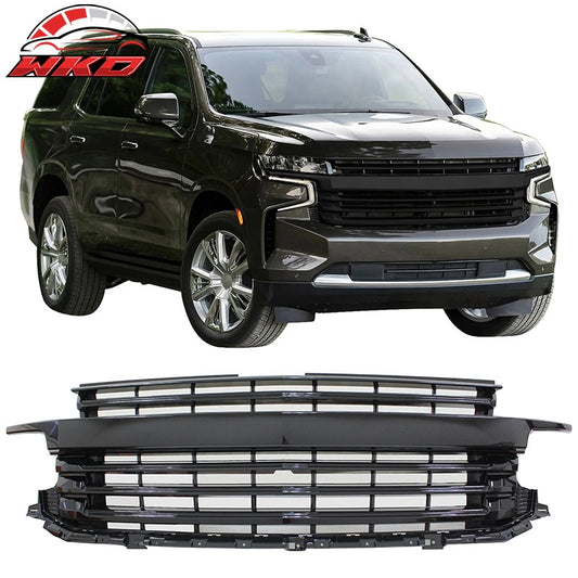 Wholesale 2021-2024 Chevy Tahoe Suburban Front Bumper Grille Body Kit Gloss Black