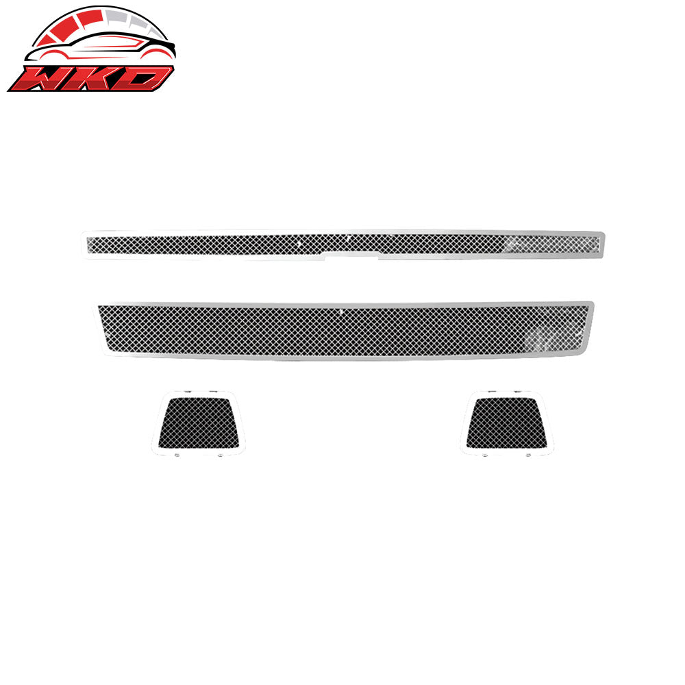 Wholesale 07-14 Chevrolet Tahoe Mesh Chrome Front Bumper Insert Grille Stainless Steel