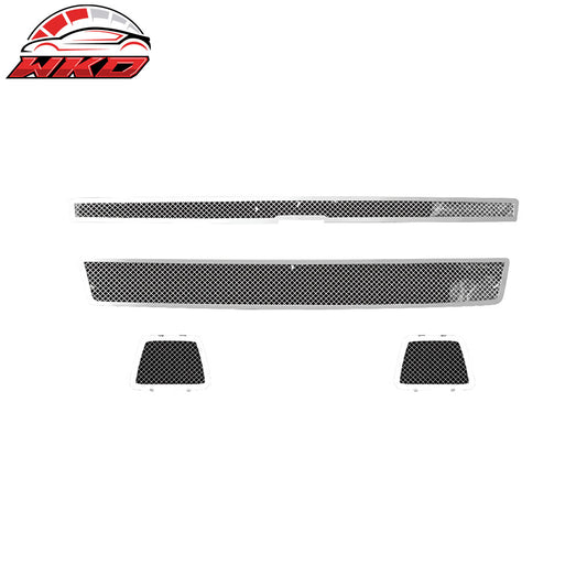 Wholesale 07-14 Chevrolet Tahoe Mesh Chrome Front Bumper Insert Grille Stainless Steel