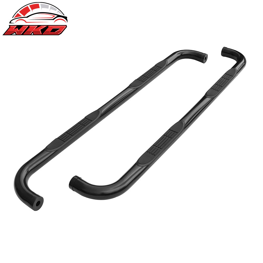 Fits 02-09 Chevrolet TrailBlazer GMC Envoy 3" Side Step Nerf Bar Running Board