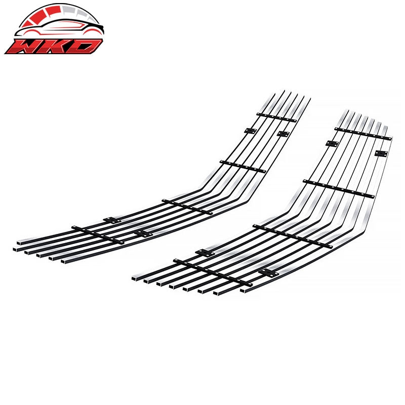 Fits 09-12 Chevy Traverse Billet Style Front Bumper Upper Grille Insert Chrome