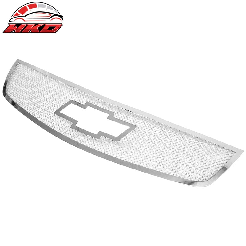 Fits 2013-2017 Chevy Traverse Mesh Style Front Grille Chrome Stainless Steel