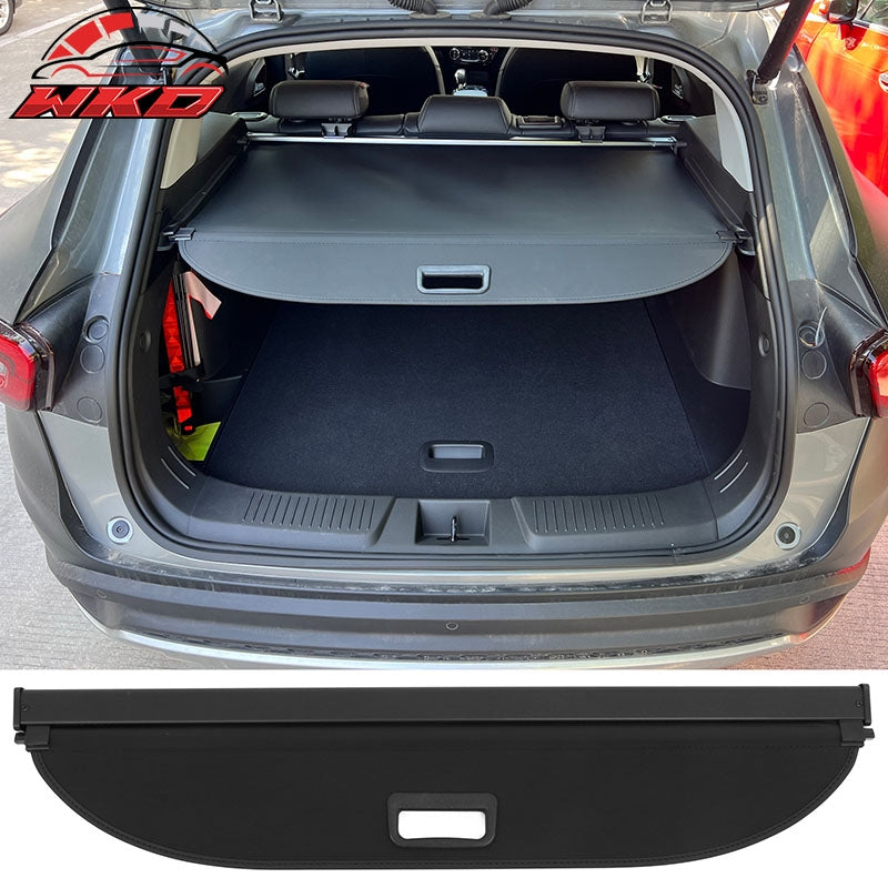 Fits 24-26 Chevy Trax 3D TPE Rear Trunk Mat Cargo Liner Pad + Canvas Cargo Cover