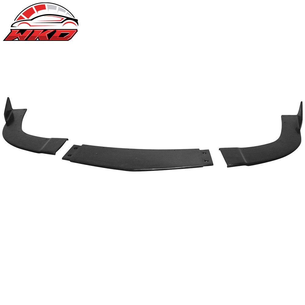 For 11-14 Chrysler 200 3PCS IK Style Front Bumper Lip Chin Splitter Unpainted PU