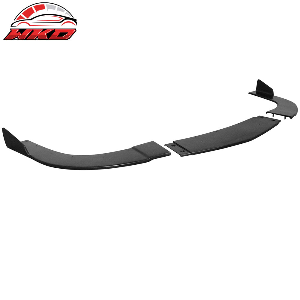 For 11-14 Chrysler 200 3PCS IK Style Front Bumper Lip Chin Splitter Unpainted PU