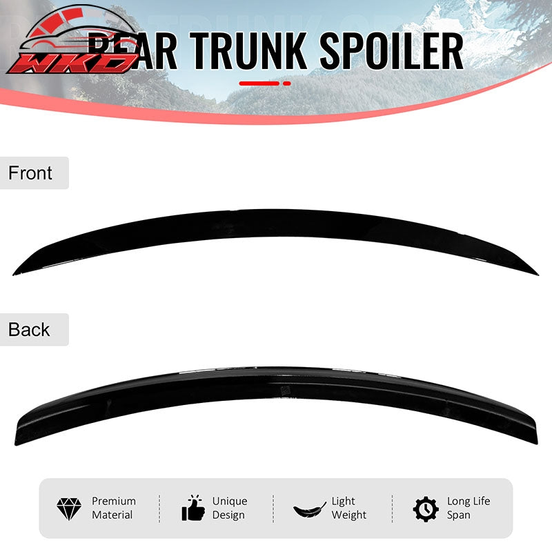 Fits 11-23 Chrysler 300/300C Rear Trunk Boot Spoiler Wing Lip ABS Gloss Black