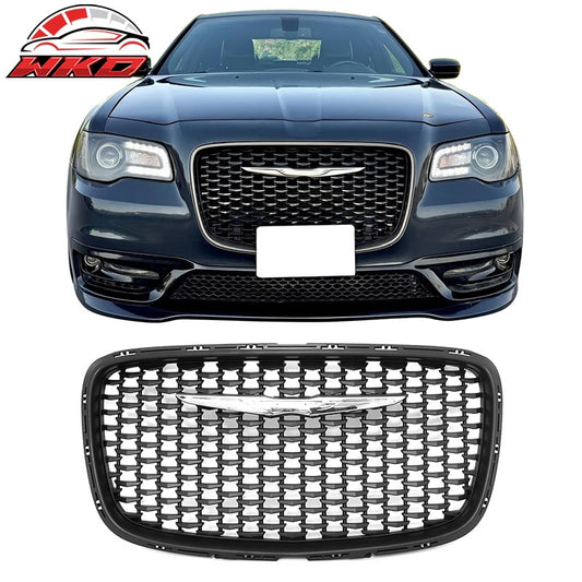 Wholesale 15-23 Chrysler 300 300S Sport Style Front Mesh Upper Grille ABS Matte Black - Wikond Auto