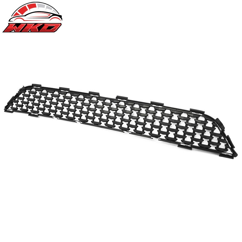 For 15-23 Chrysler 300 300S Sport Matte Black Front Bumper Upper + Lower Grilles