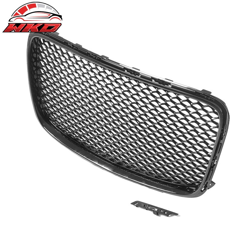 Fits 15-23 Chrysler 300 4DR SRT Style Front Bumper Upper Grille ABS Gloss Black