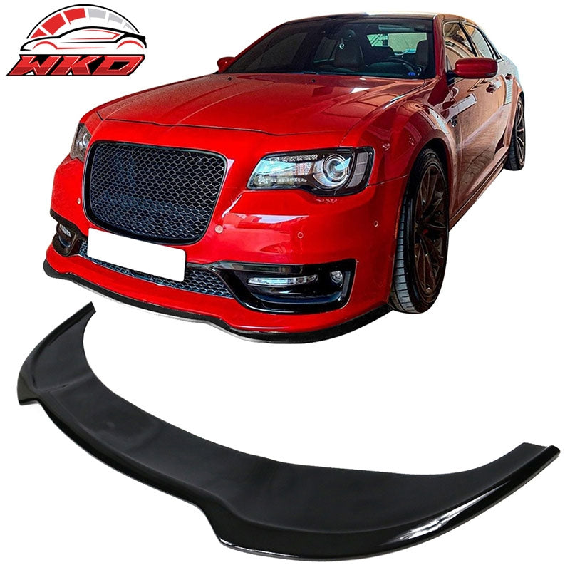 Wholesale 15-23 Chrysler 300 Front Bumper Lip Spoiler PP Chin Splitter Gloss Black