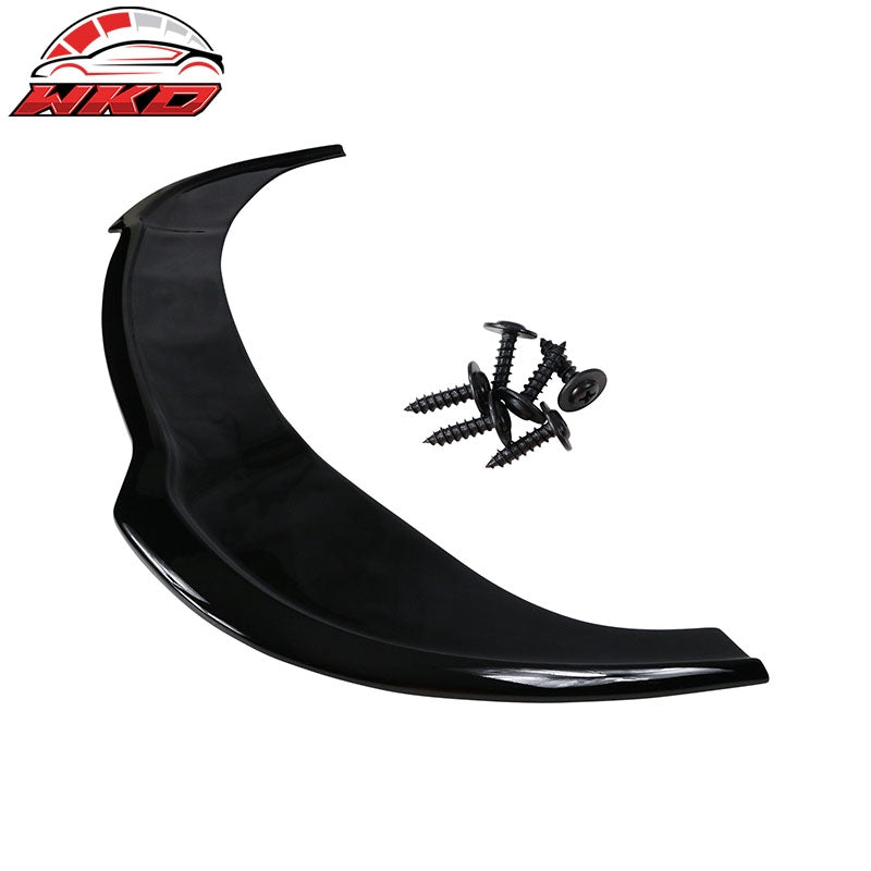 Fits 15-23 Chrysler 300 Front Bumper Lip Spoiler PP Chin Splitter Gloss Black