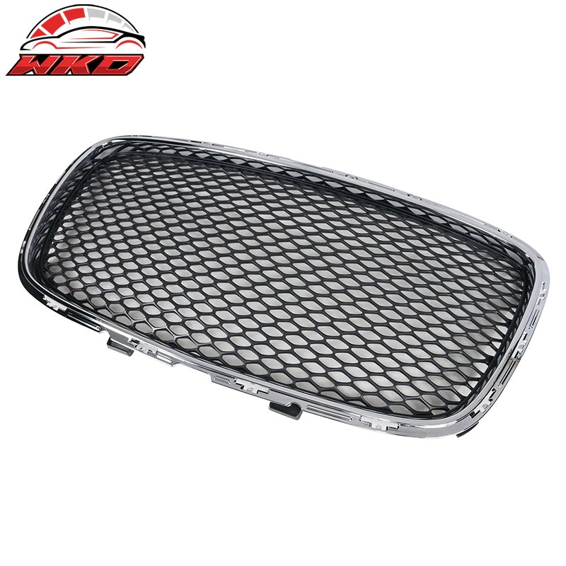 Fits 15-23 Chrysler 300 Front Hood Mesh Grille Chrome