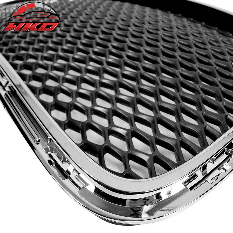 Fits 15-23 Chrysler 300 Front Hood Mesh Grille Chrome