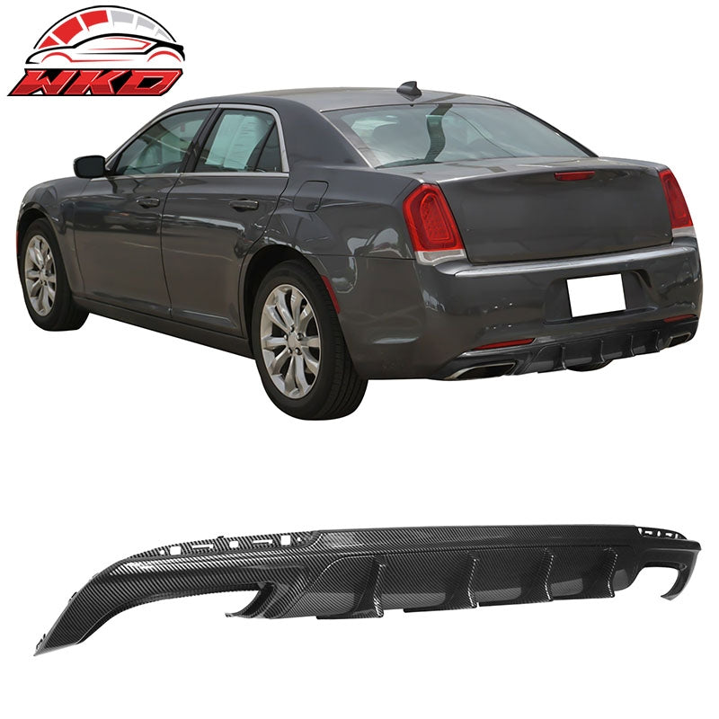 Wholesale 15-23 Chrysler 300 IKON V2 Style Rear Bumper Diffuser PP Carbon Fiber Print