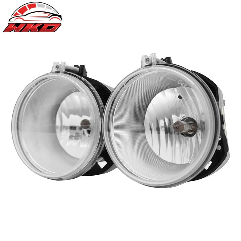Fits 05-10 Chrysler 300 RH LH Front Bumper Driving Fog Lights Lamps Clear Lens