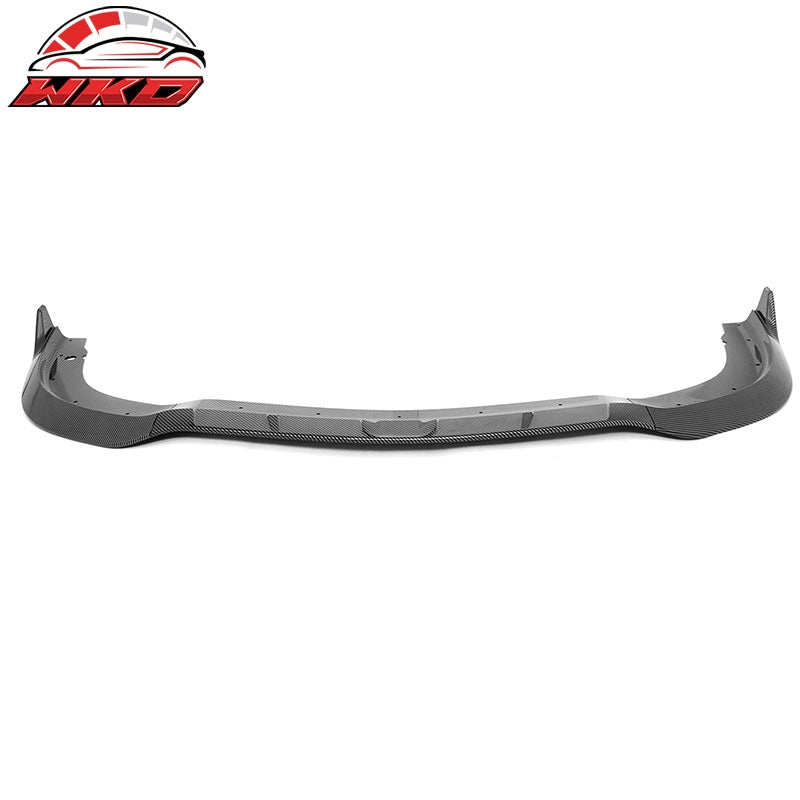 For 15-23 Chrysler 300 SRT Style ABS Front Bumper Lip Spoiler Carbon Fiber Print