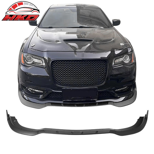 Wholesale 15-23 Chrysler 300 SRT Style ABS Front Bumper Lip Chin Spoiler Matte Black - Wikond Auto