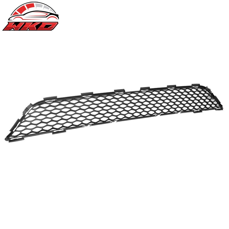 Fits 15-23 Chrysler 300 SRT Style Front Bumper Upper + Lower Grilles Matte Black