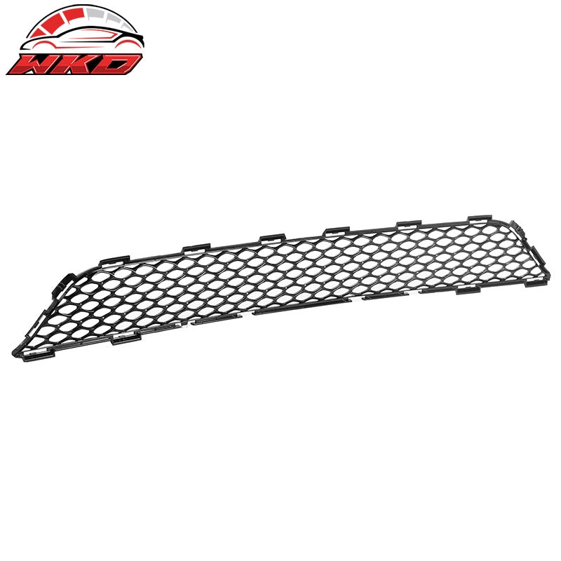 Fits 15-23 Chrysler 300 SRT Style Front Bumper Upper + Lower Grilles Gloss Black