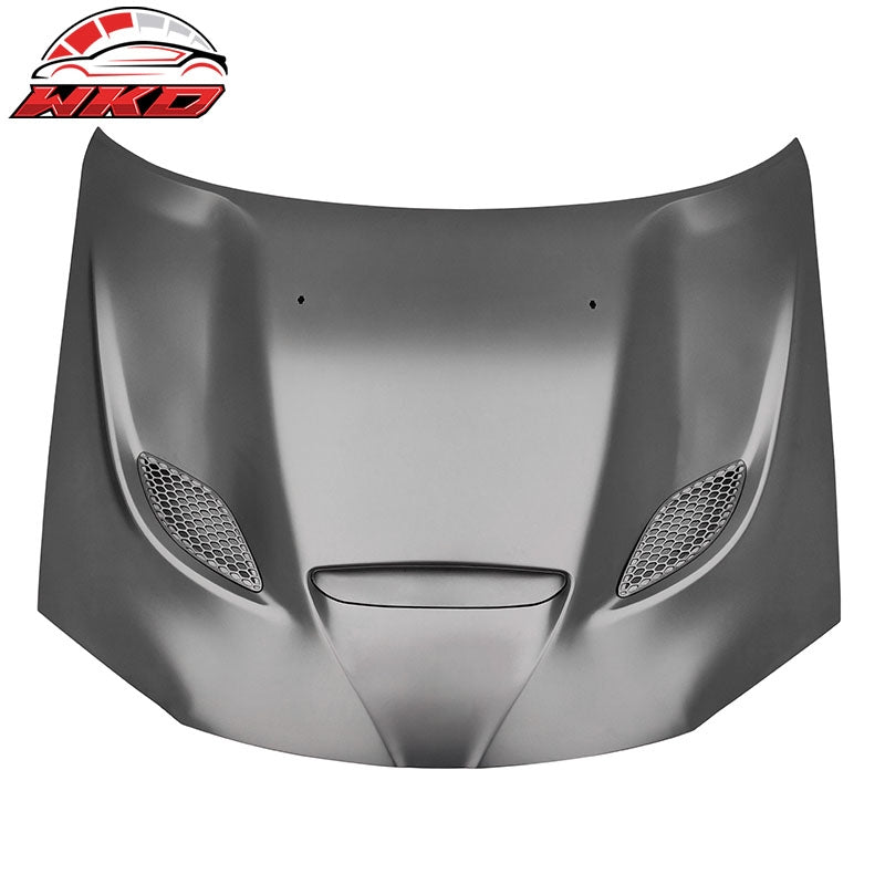 For 11-23 Chrysler 300 SRT Hellcat Style Cowl Vented Extractor Front Bumper Hood