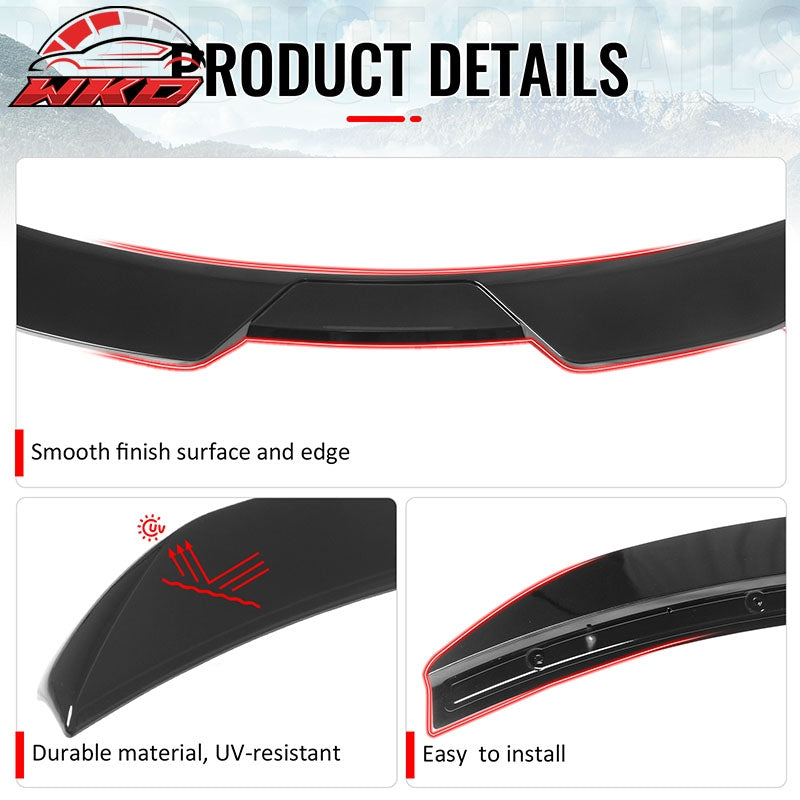 Wholesale 11-23 Chrysler 300 Sedan Trunk Spoiler Gloss Black M Style Rear Wing ABS - Wikond Auto