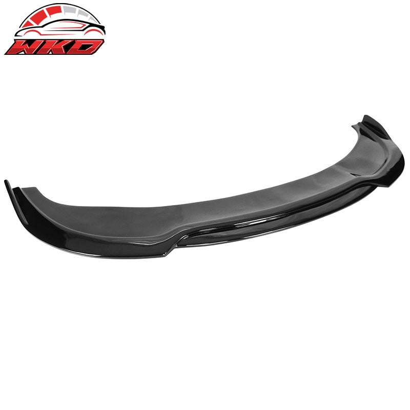 Fits 15-23 Chrysler 300 V2 Style Gloss Black Front Bumper Lip Spoiler PP