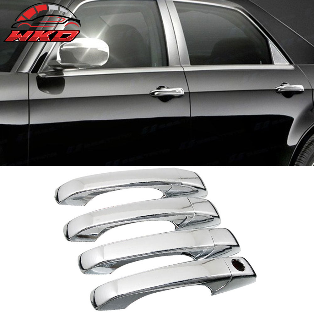 Fits 05-10 Chrysler 300C 300 08-11 Dodge Avenger 8PCS Door Handle Cover Assembly