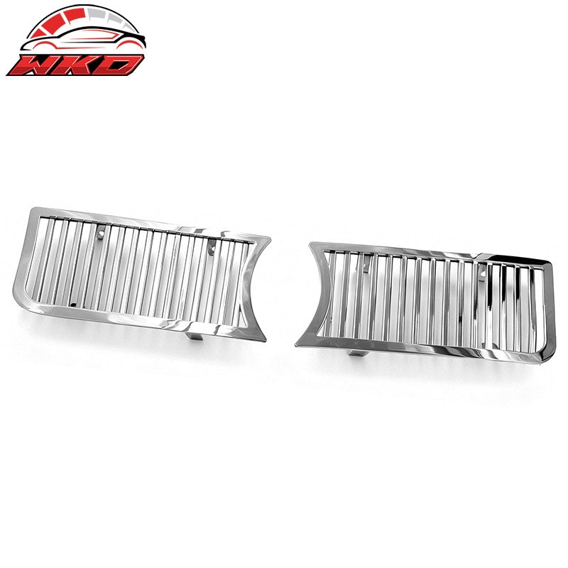Fits 05-10 Chrysler 300C Chrome Lower Grille Stainless Steel- Vertical Bar Style