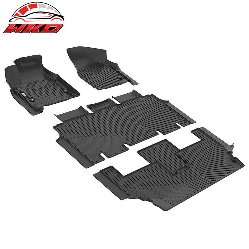 Fits 17-24 Chrysler Pacifica & Touring 25-27?Select TPE 3D Floor Mats Carpets