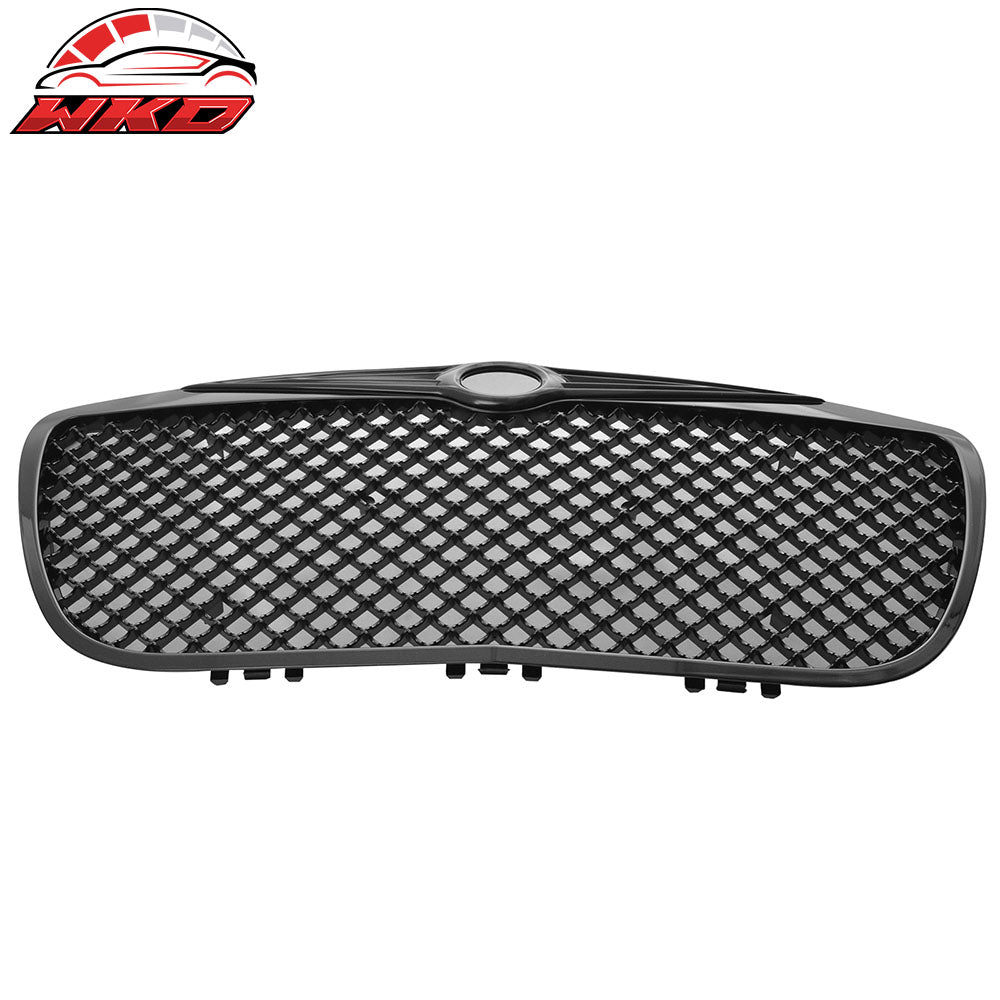 For 04-06 Chrysler Sebring Bentley Style Front Hood Grille Unpainted W/ B Emblem