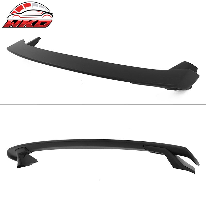 Fits 22-26 Honda Civic 11th 4D Trunk Spoiler HPD Style Rear Wing Matte Black Lip
