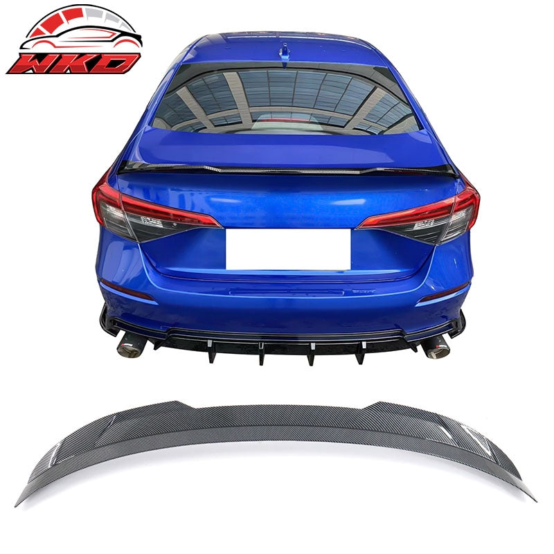 Wholesale 22-26 Honda Civic 11th 4DR Trunk Spoiler FE-C Style Wing Carbon Fiber Print