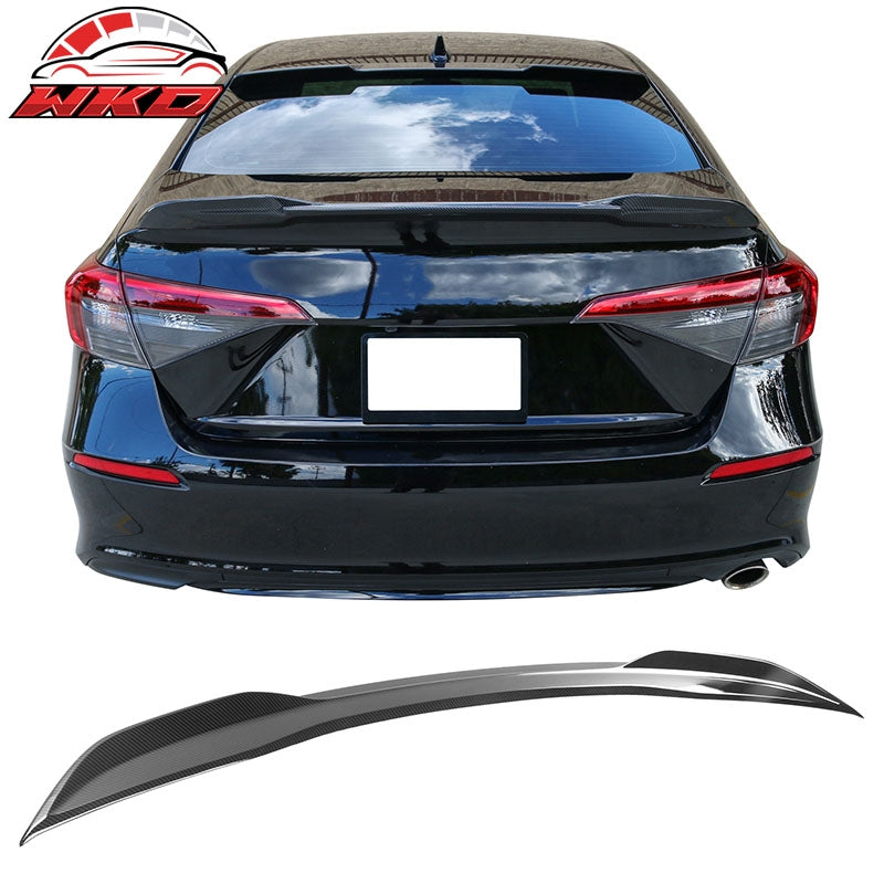 Wholesale For 22-26 Honda Civic 11th Gen SI RS Style Rear Trunk Spoiler Carbon Fiber Print