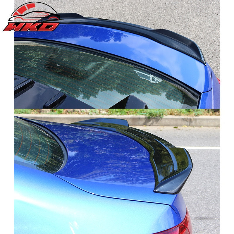 Fits 22-26 Honda Civic 11th Gen SI RS Style Rear Trunk Spoiler ABS Gloss Black