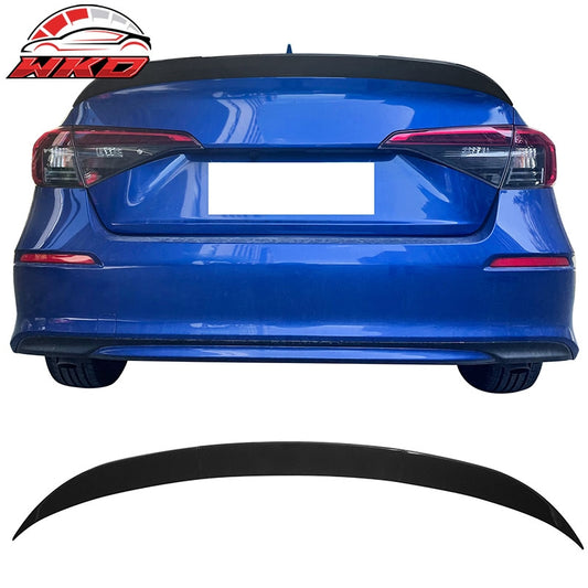 Wholesale 22-26 Honda Civic 11th Trunk Spoiler HPD Style Rear Wing Gloss Black Trim