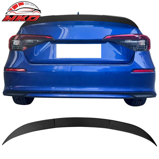 Wholesale 22-26 Honda Civic 11th Trunk Spoiler HPD Style Rear Wing Matte Black Trim
